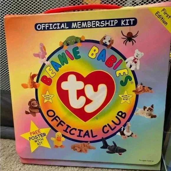 Ty Beanie Babies Platinum Edition Club Kit- Clubby And Princess Diana - Picture 2 of 16